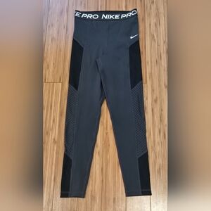 NWOT Nike Pro Dark Gray Leggings